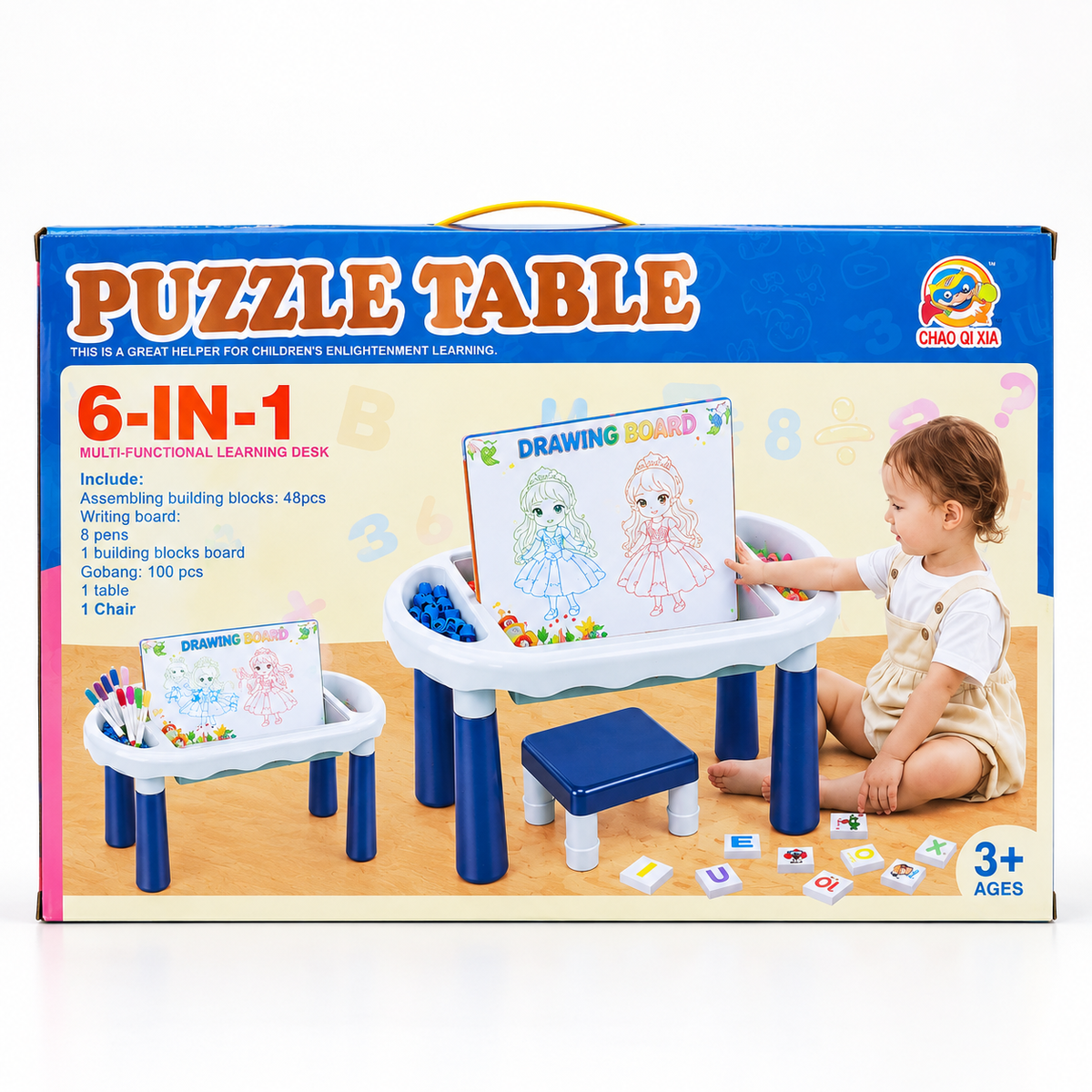 ABC & Number Puzzle Table retail box
