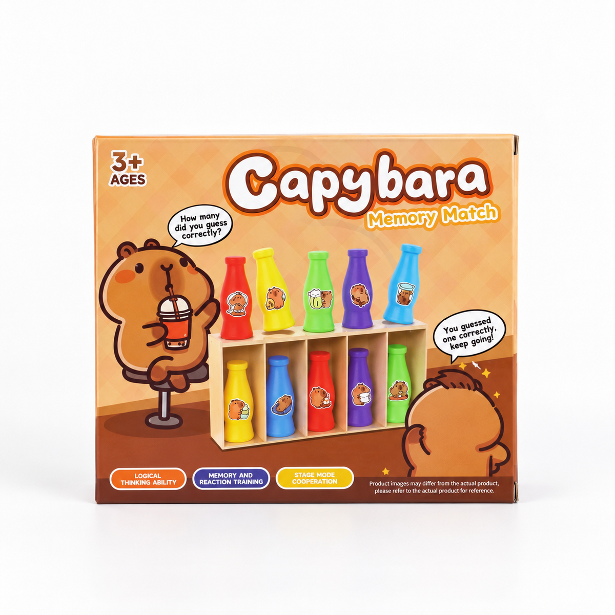Bottle Memory Match Game retail box