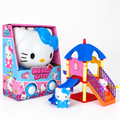 Cat Theme Park Trolley Case shown with its retail box