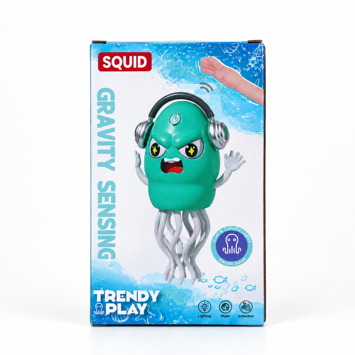Dancing Squid with Mist Spray retail box