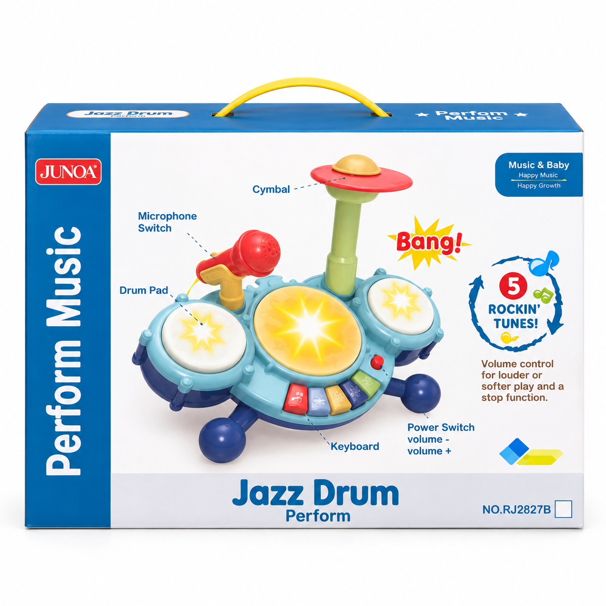 Electronic Jazz Drum retail box