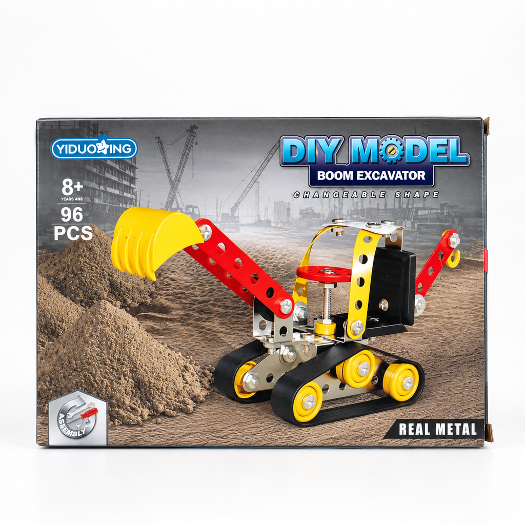 Engineering Excavator Vehicle retail box