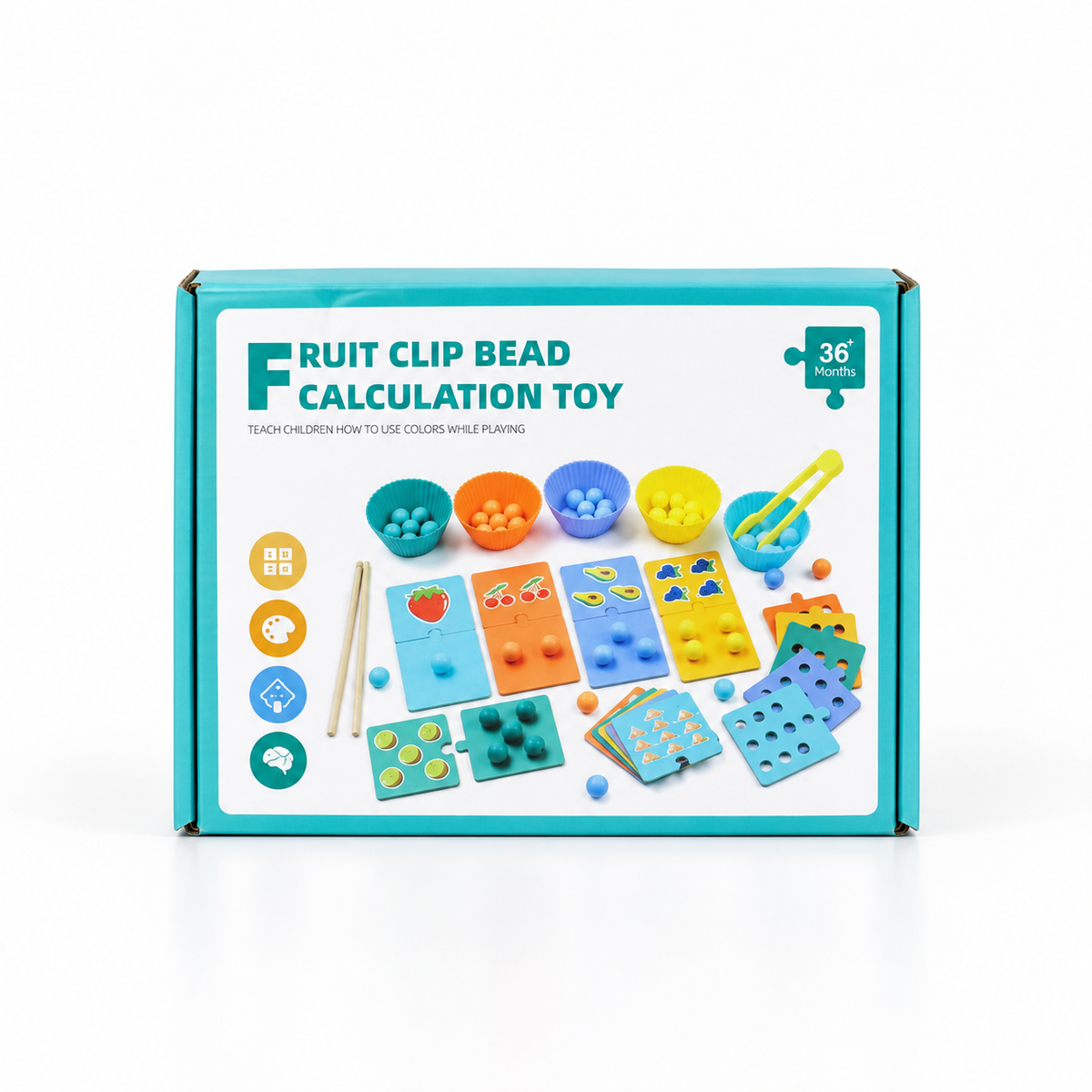 Fruit Bead Sorting Game retail box