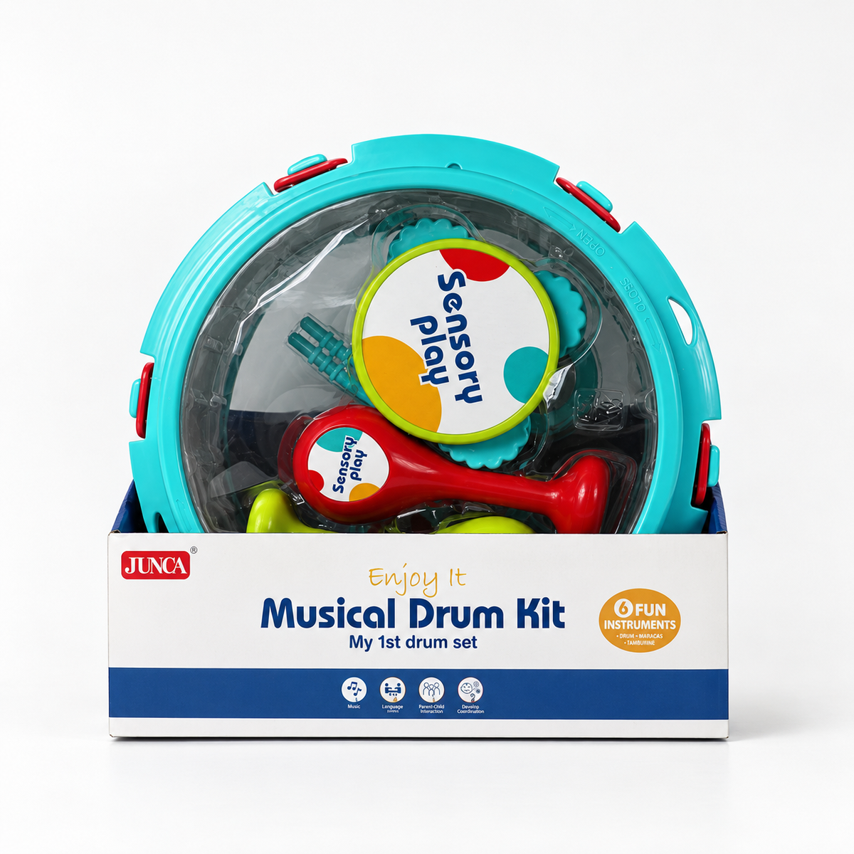 Percussion Drum Instrument Set retail box