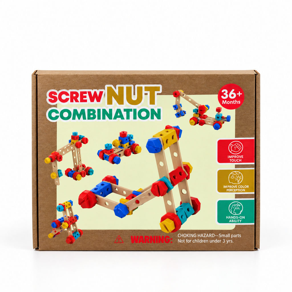 Screw Nut Combination Set retail box