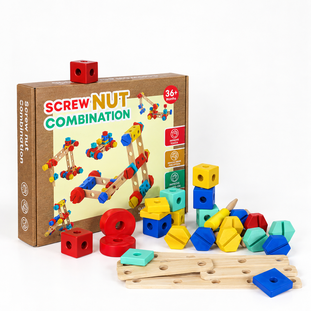 Screw Nut Combination Set shown with its retail box