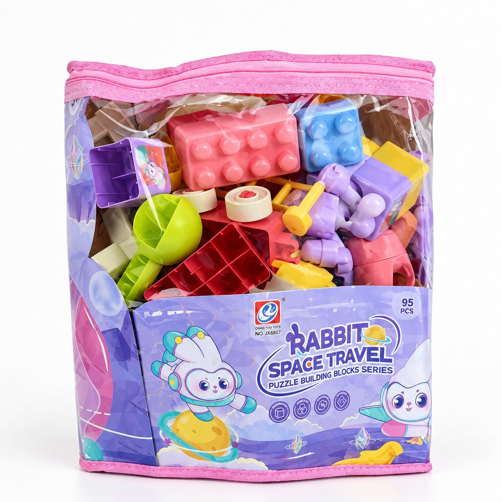 Space Cute Rabbit Building Set retail box
